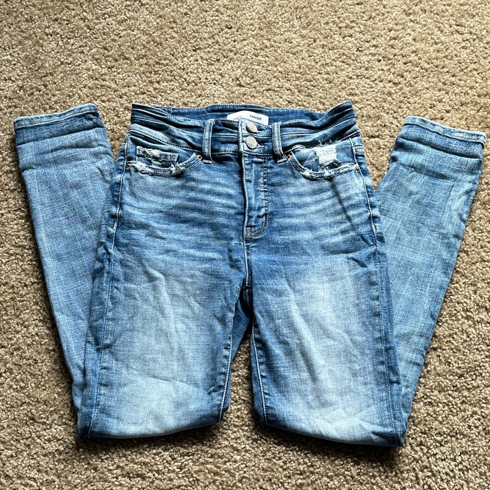 BKE Parker Universal Fit High Rise Skinny Jeans size 24x29.5”